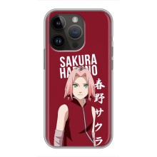 Чехлы Персонажи Аниме Наруто для iPhone 14 Pro (AlphaPrint) (Аниме Сакура)