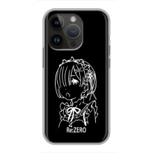 Чехлы Персонажи Аниме Наруто для iPhone 14 Pro (AlphaPrint) (Re: Zero)
