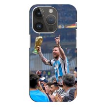Чехлы Лео Месси Аргентина для iPhone 14 Pro (Месси король)
