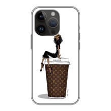 Чохли Луі Вітон для iPhone 14 Pro (AlphaPrint - LOUIS VUITTON) (кава LOUIS VUITTON)