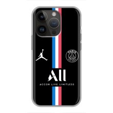 Чохли PSG для iPhone 14 Pro (AlphaPrint) (футболка ПСЖ)
