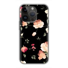 Чехлы с Цветами для iPhone 14 Pro (VPrint) (Розочки)