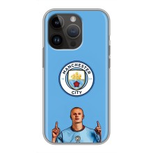 Чехлы с футболистом Ерлинг Холанд для iPhone 14 Pro (AlphaPrint) (Холанд Манчестер Сити)