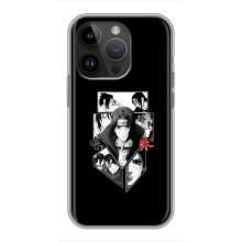 Чохли з принтом Ітачі Учіха на iPhone 14 Pro (Коллаж Ітачі)