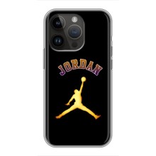 Чехлы для iPhone 14 Pro - с картинкой JORDAN (AlphaPrint) (Jordan Gold)