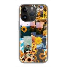 Чохли з картинкою Соняшників для Айфон 14 Про (Соншниковий дизайн)