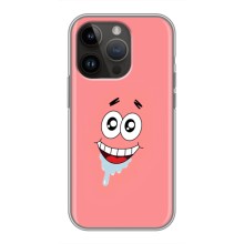 Чехлы с Патриком на iPhone 14 Pro (Мордочка Патрика)