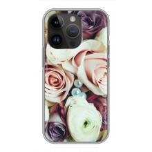Чохли з принтом Троянд для iPhone 14 Pro (Букет Троянд)