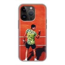 Чохли з прінтом Спортивна тематика для iPhone 14 Pro (Алькарас Тенісист)