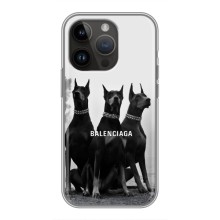 Чехол ДОБЕРМАН для iPhone 14 Pro (Три добермана)