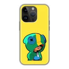 Чохол Бравл Старс для iPhone 14 Pro (Леон (LEON))