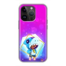 Чохол Бравл Старс для iPhone 14 Pro (Леон у костюмі Акули)
