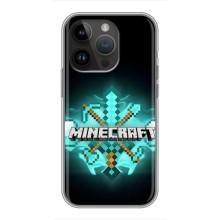 Чохол майнкрафт для iPhone 14 Pro (MineCraft 2)