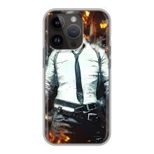 Чохол з картинкою "Герой Pubg" на iPhone 14 Pro (Man Пубг)