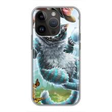 Бампер з зображенням Котиків для Айфон 14 Про (Чеширський КОТИК)
