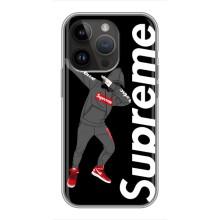 Чехол для iPhone 14 Pro с картинкой Supreme (AlphaPrint)