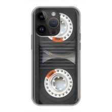 Чохол з Прикольним Принтом на iPhone 14 Pro (Касета магнітофону)