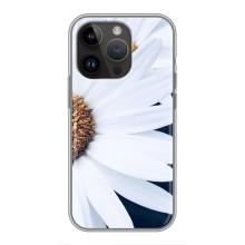 Чохол з ромашками на iPhone 14 Pro (Пів ромашки)