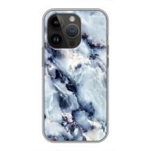 Чохол з текстурою Мрамора на Айфон 14 Про (Смарагдовий мрамор)