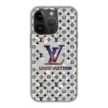 Чехол Стиль Louis Vuitton на iPhone 14 Pro (Яркий LV)