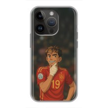 Чохол з футболістом Ламін Ямаль iPhone 14 Pro (Ямаль аніме)