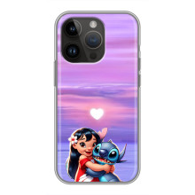 Чехол с рисунком Стич для iPhone 14 Pro – Стич и Лило