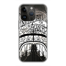 Чехол с дизайном Венздей 2 на iPhone 14 Pro (Академия Невермор)