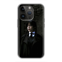 Чехол с дизайном Венздей 2 на iPhone 14 Pro (Уэнсдей в костюме)