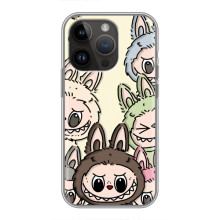 Чохол з Лабубу на iPhone 14 Pro (Колаж Лабубу)