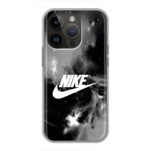 Чехол с логотипом Найк на iPhone 14 Pro – Найк дымчатый