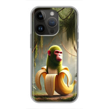 Чехол с мемами тралалело тралала для iPhone 14 Pro – Шимпанзини бананини
