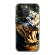 Чохол з картинкою 'Хижаки' для iPhone 14 Pro – Крокодил