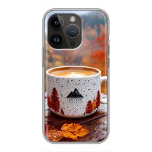 Чехол с уникальным дизайном «Осень с кофе» для iPhone 14 Pro – Кофе на природе