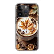 Чехол с уникальным дизайном «Осень с кофе» для iPhone 14 Pro – Пряный кофе