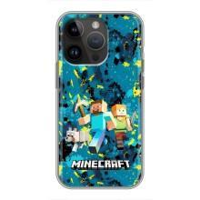 Чохли для iPhone 14 Pro (Персонажі МайнКрафт) (Майнкрафт)