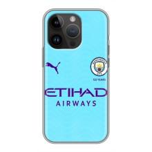 Силіконові Чохли з принтом Футбол на iPhone 14 Pro (Man City)