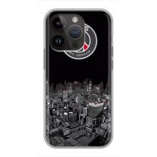 Силіконові Чохли з принтом Футбол на iPhone 14 Pro (PSG)