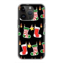 Силіконовий бампер на різдво для iPhone 14 Pro (Різдвяні подарунки)