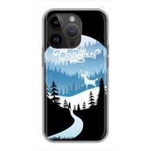 Силіконовий бампер на різдво для iPhone 14 Pro (Різдвяний Олень)