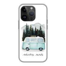 Силіконовий бампер з картинкою машини на iPhone 14 Pro (Будиночок на колесах)