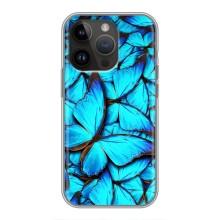 Силіконовий бампер з картинкою звірів для iPhone 14 Pro (Крила метеликів)