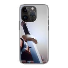 Силіконовий Чохол (атрибутика Клеш Роял) для iPhone 14 Pro (Меч варвара)