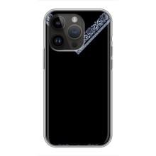 Силіконовый Чохол на iPhone 14 Pro (Комірець вишиванки)