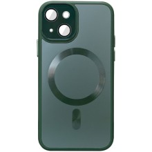 Чохол TPU+Glass Sapphire Midnight with MagSafe для Apple iPhone 14 (6.1") – Зелений