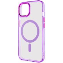 Чехол TPU Iris with MagSafe для Apple iPhone 14 (6.1") – Фиолетовый