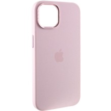 Чохол Silicone Case Metal Buttons (AA) для Apple iPhone 14 (6.1") – Рожевий