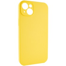 Чехол Silicone Case Full Camera Protective (AA) NO LOGO для Apple iPhone 14 (6.1") – Желтый