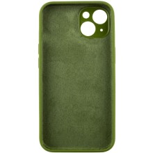 Чохол Silicone Case Full Camera Protective (AA) NO LOGO для Apple iPhone 14 (6.1") – Зелений