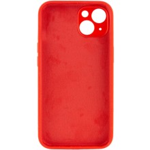 Чехол Silicone Case Full Camera Protective (AA) NO LOGO для Apple iPhone 14 (6.1") – Красный