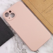Чехол Silicone Case Full Camera Protective (AA) NO LOGO для Apple iPhone 14 (6.1") – Розовый